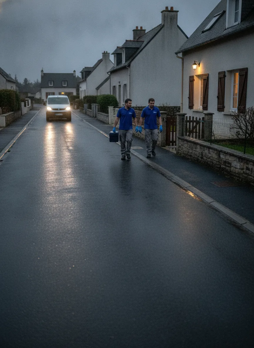 Dépannage pompe de relevage Saint-Évarzec – intervention locale / la ville